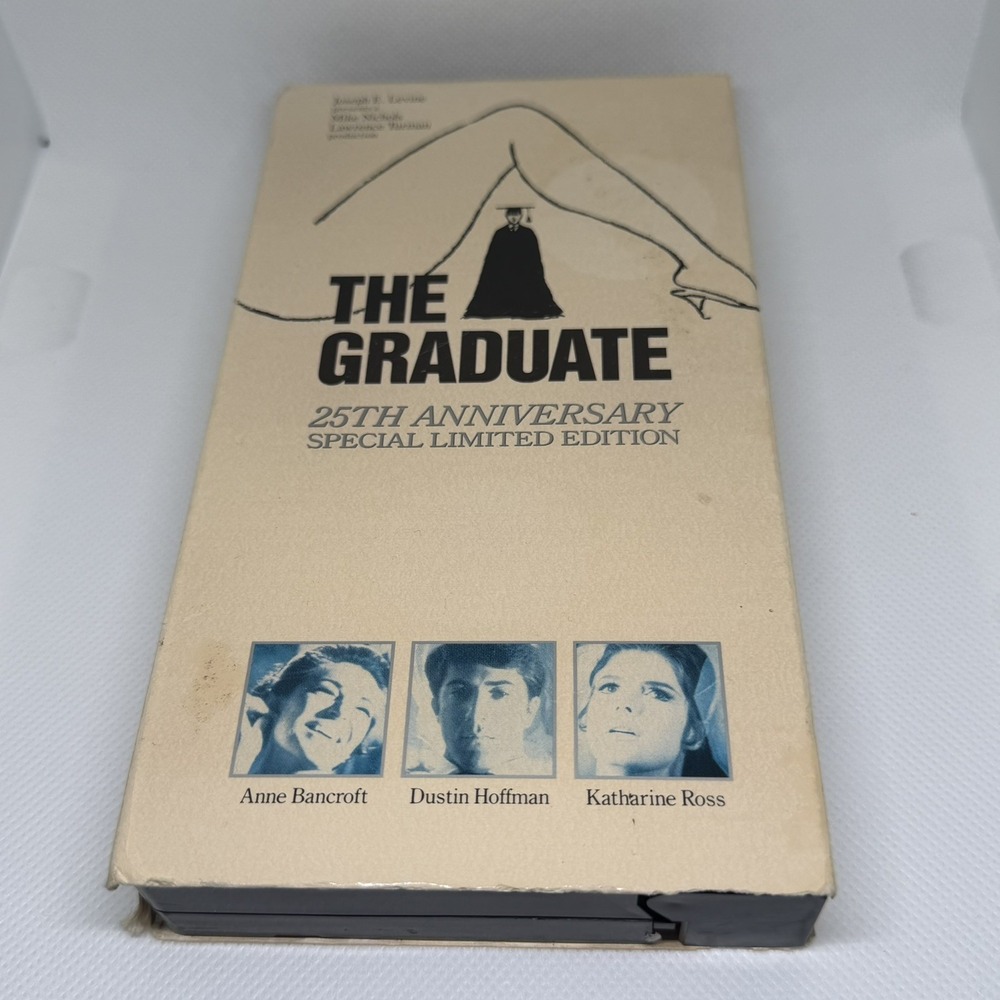 The Graduate VHS 1992 1967 Dustin Hoffman 25th Anniversary Edition